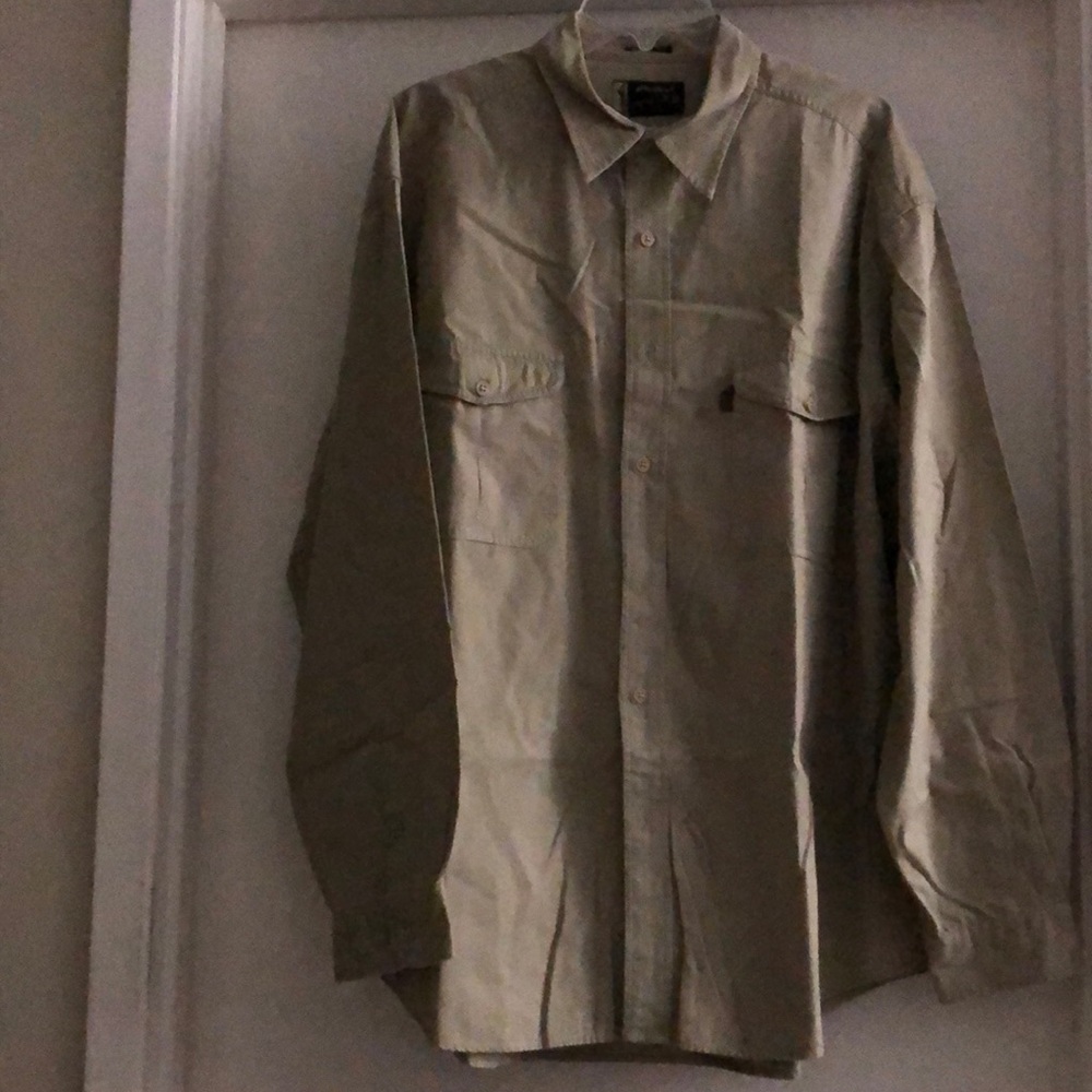 Eddie Bauer mens button up long sleeve shirt XL
